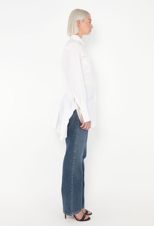 Alaïa Fluted Cotton Shirt, 2003 - 5