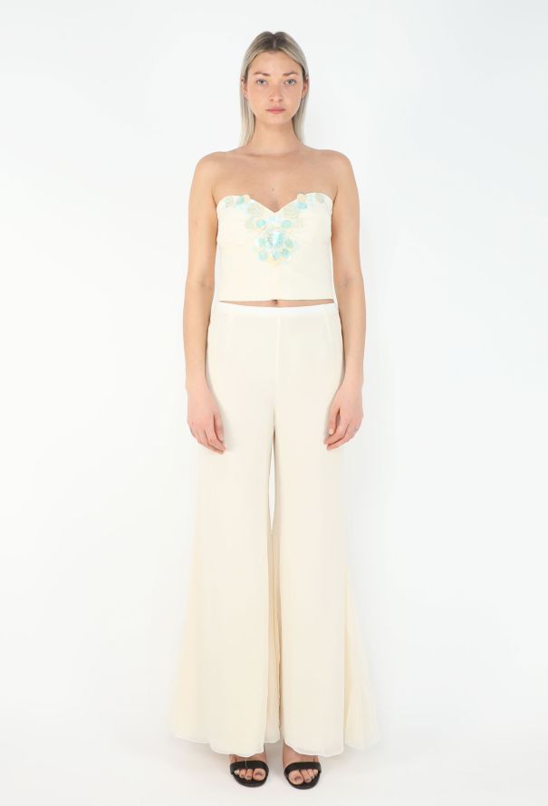 Chloé COLLECTOR S/S 1997 Bustier Silk Ensemble - 1