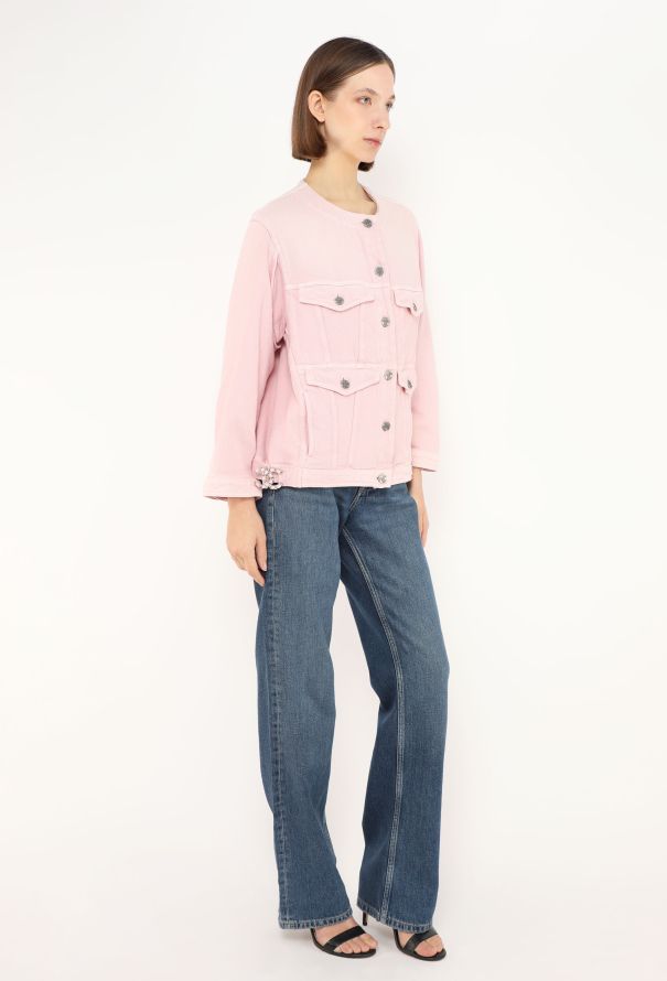 Chanel 2019 'CC' Denim Jacket - 5