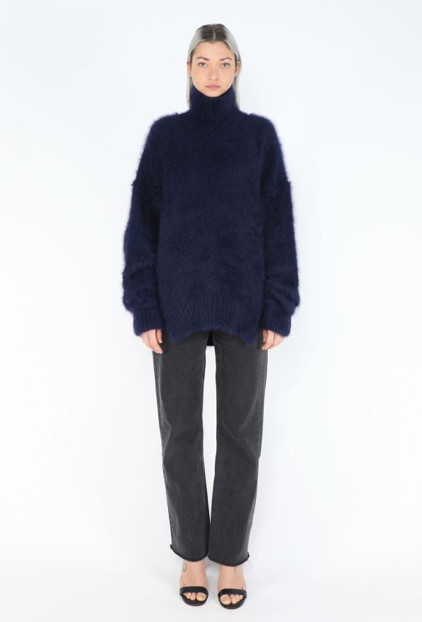 Céline Oversized Angora Sweater - 2