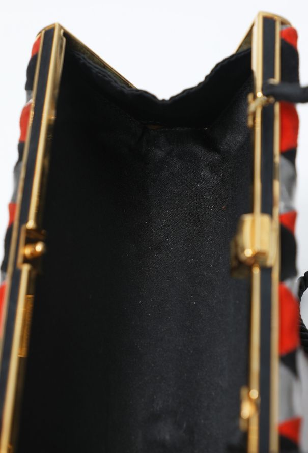 Miu Miu 2008 Harlequin Minaudière Clutch - 12