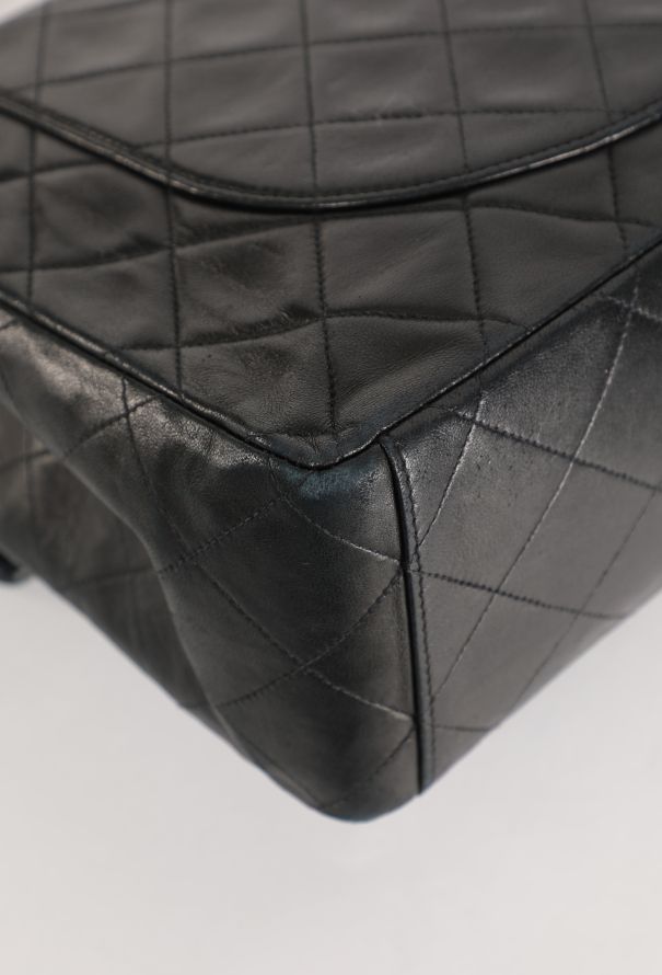 Chanel Vintage Black Jumbo Timeless Bag - 10