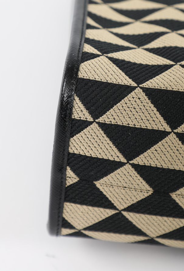 Prada 2022 Symbole Embroidered Jacquard Tote - 8