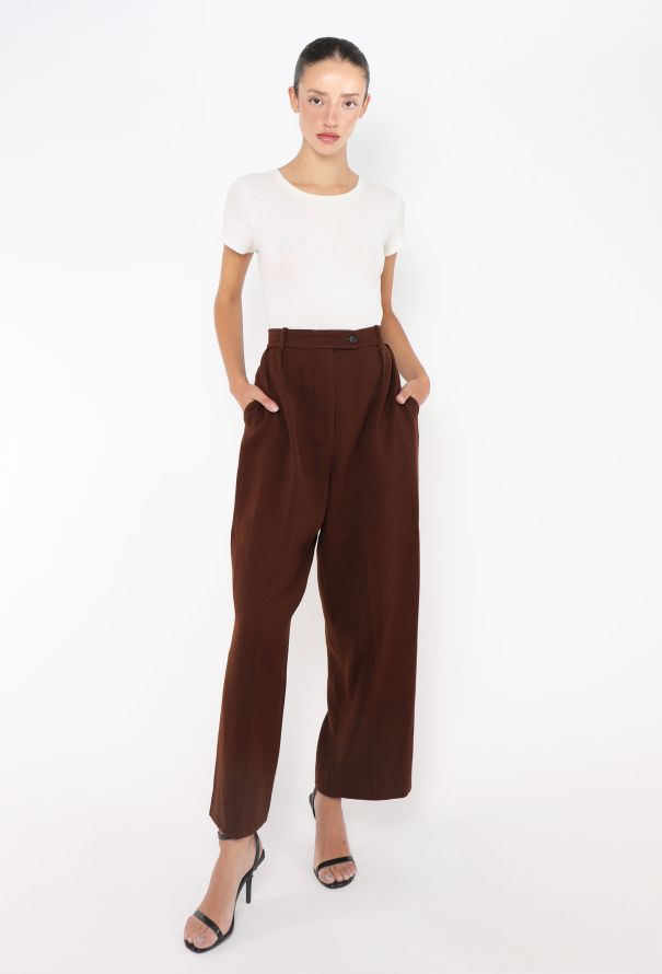 The Row F/W 2022 Randa Pleated Pants - 1
