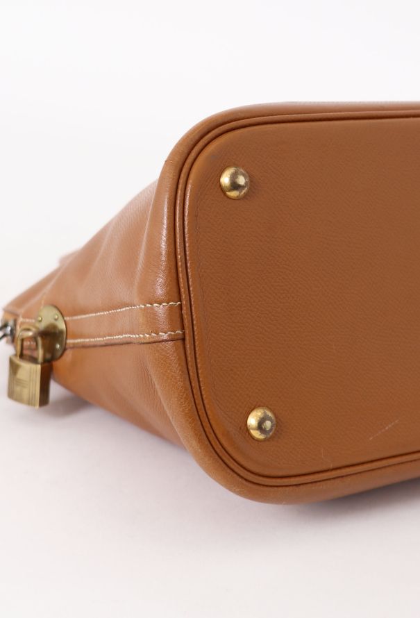 Hermès Gold Smooth Grain Calfskin Bolide 35 - 7 Hermès Gold Smooth Grain Calfskin Bolide 35 - 7