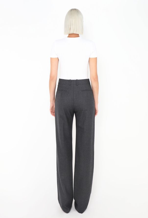 Céline Anthracite Cashmere Trousers - 4