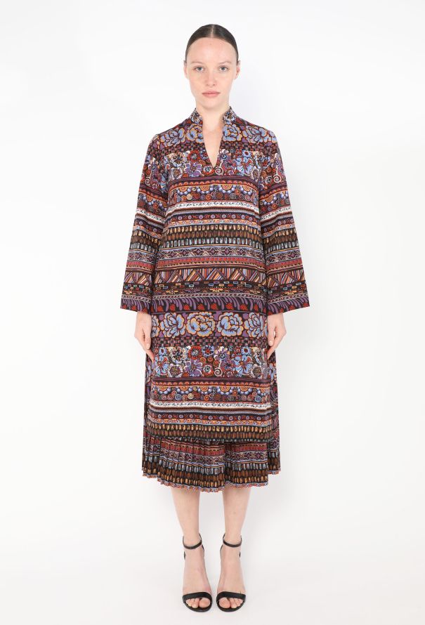 '70s Printed 3-Piece Skirt Ensemble - 3 '70s Printed 3-Piece Skirt Ensemble - 3