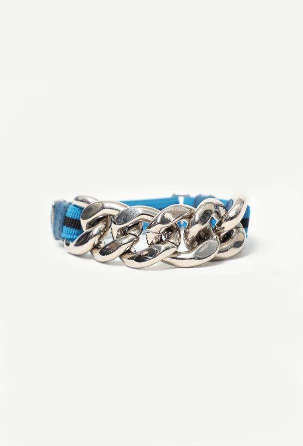 Prada Striped Chainlink Bracelet - 1