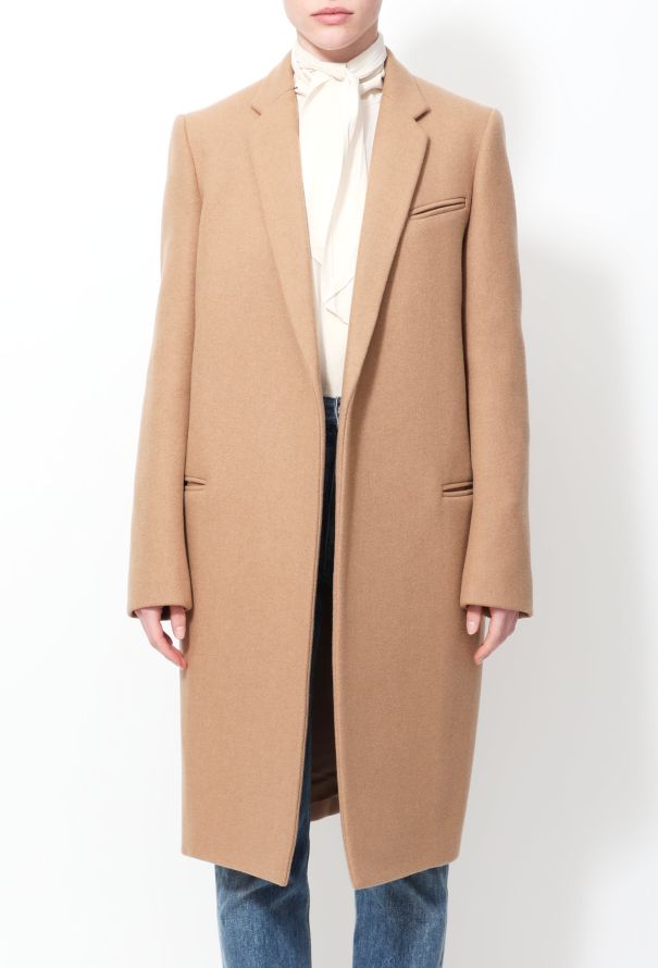 Céline Resort 2010 Camel Crombie Coat - 3