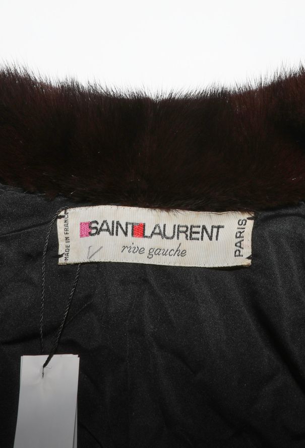 Saint Laurent ULTRA RARE Late '70s Astrakhan Fur Jacket - 6