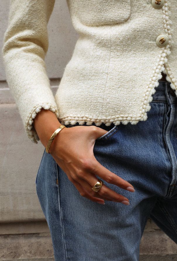 Chanel 18K Yellow Gold Coco Crush Ring - 4