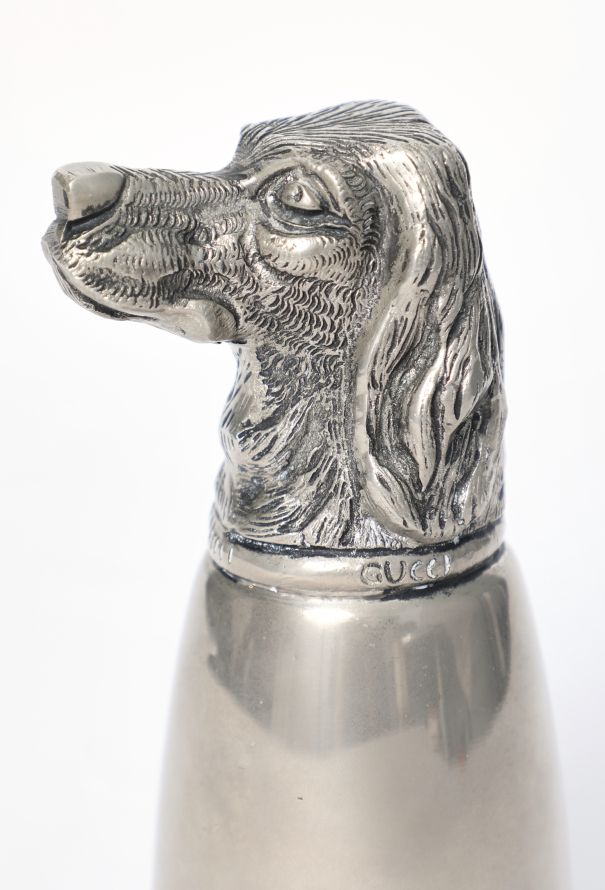 Gucci '70s Carved Dog Head Chalice - 3