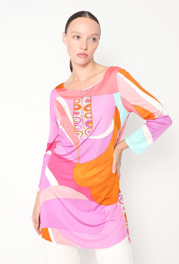 Emilio Pucci Fluid Graphic Tunic - 1