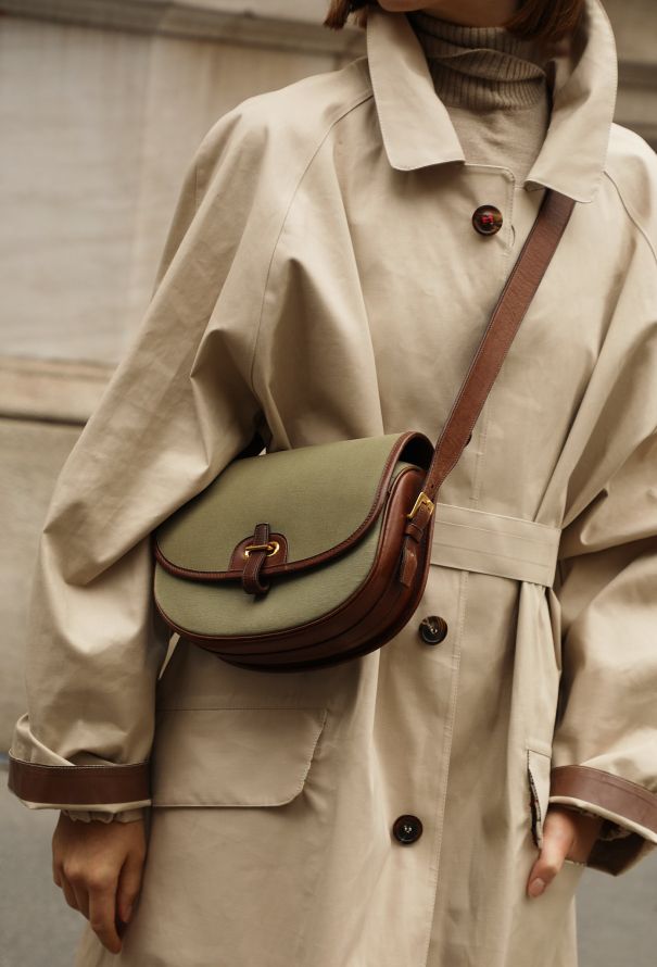 Hermès '70s Toile &  Courchevel Balle De Golf - 2