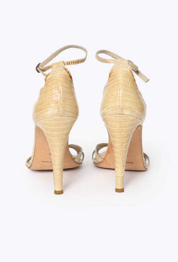 Balenciaga S/S 2002 Lizard Sandal Pumps - 5