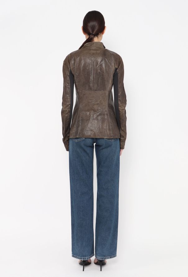 Rick Owens 2005 Leather Biker Jacket - 4 Rick Owens 2005 Leather Biker Jacket - 4