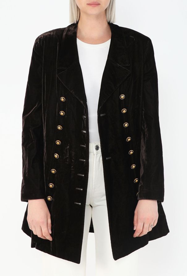 Chanel Velvet Military Jacket, F/W 1993 - 1