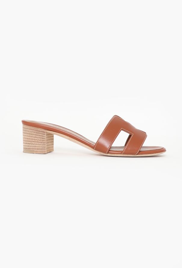 Hermès Classic Leather Oasis Mules - 1