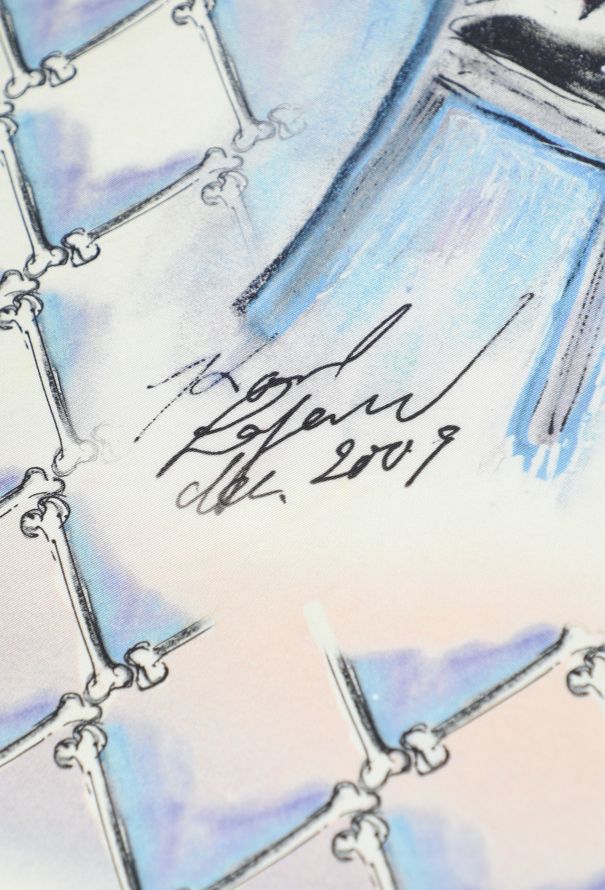 Chanel 2009 'Vanitas Vanitatum Omnia Vanitas' Silk Scarf - 5