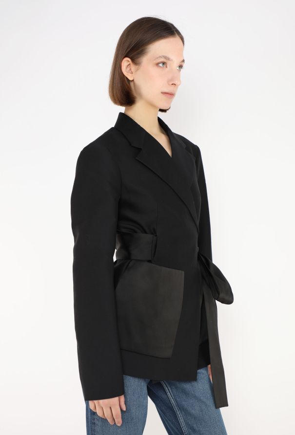 Céline 2014 Belted Wrap Blazer - 3 Céline 2014 Belted Wrap Blazer - 3