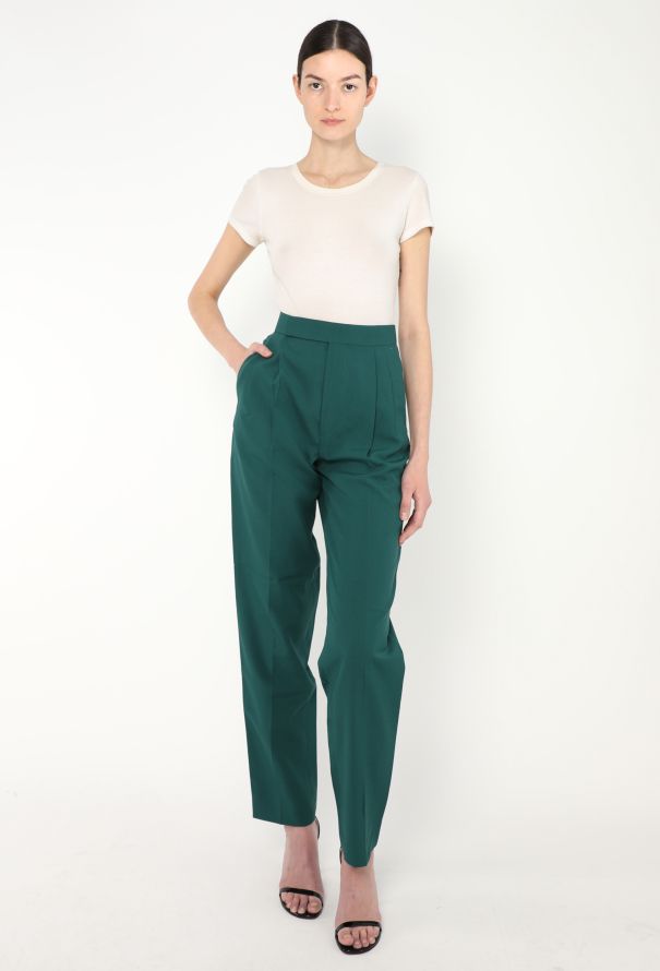 Céline Tapered Pleated Trousers - 4