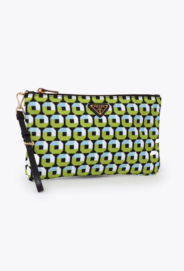Prada Green Re-Nylon Clutch - 2 Prada Green Re-Nylon Clutch - 2
