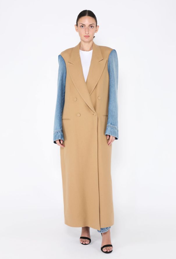 Dries Van Noten F/W 2024 Rinko Denim Sleeve Coat - 1