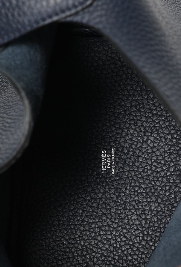 Hermès Bleu Nuit Clemence Picotin Lock It 18 - 11