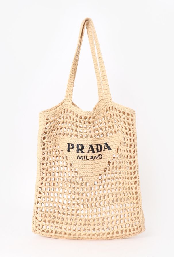 Prada Crochet Tote Bag - 1