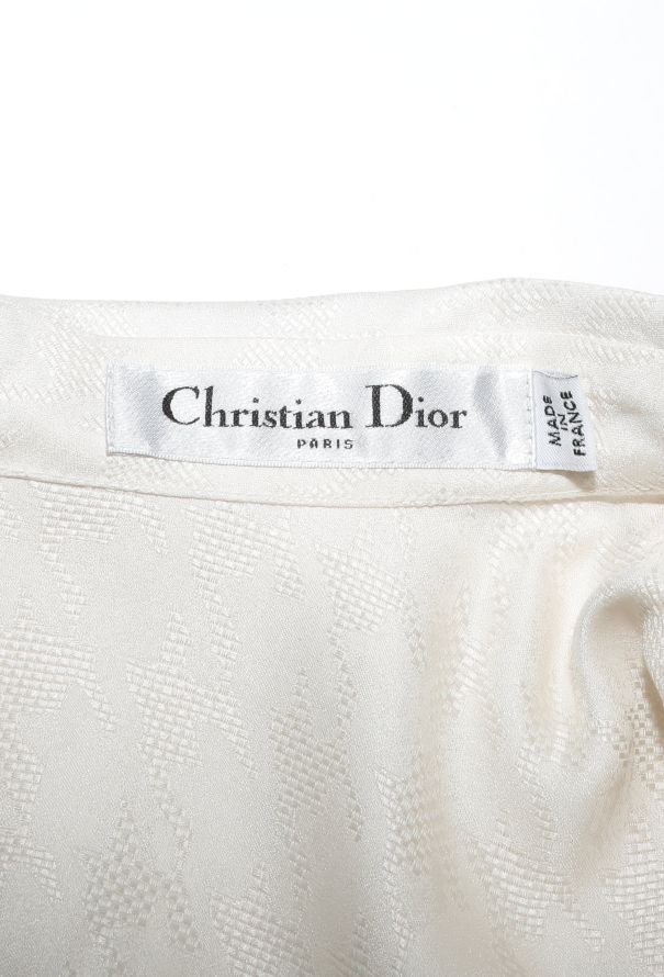 Dior 2022 Jacquard Houndstooth Silk Dress - 6