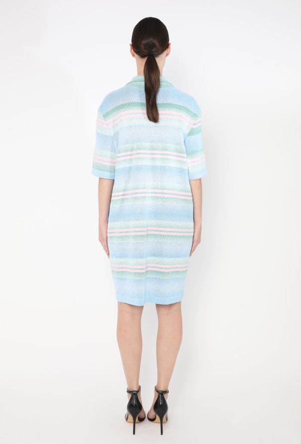 Chanel 2023 Iridescent 'CC' Polo Dress - 4 Chanel 2023 Iridescent 'CC' Polo Dress - 4