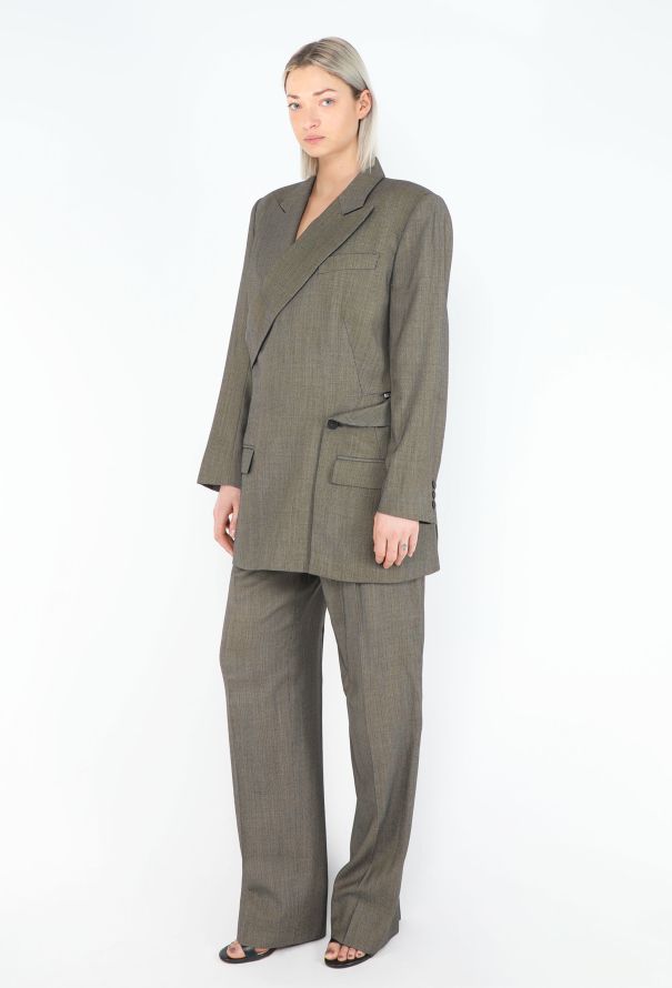 Alexander McQueen RARE F/W 2001 'What a Merry-Go-Round' Wrap Suit - 5