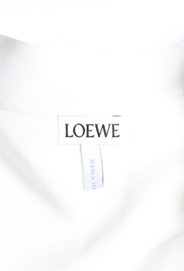 Loewe 2020 Asymmetrical Cotton Tunic - 4