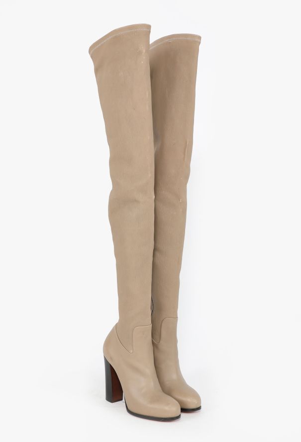 Céline Knee-High Leather Boots, F/W 2013 - 4