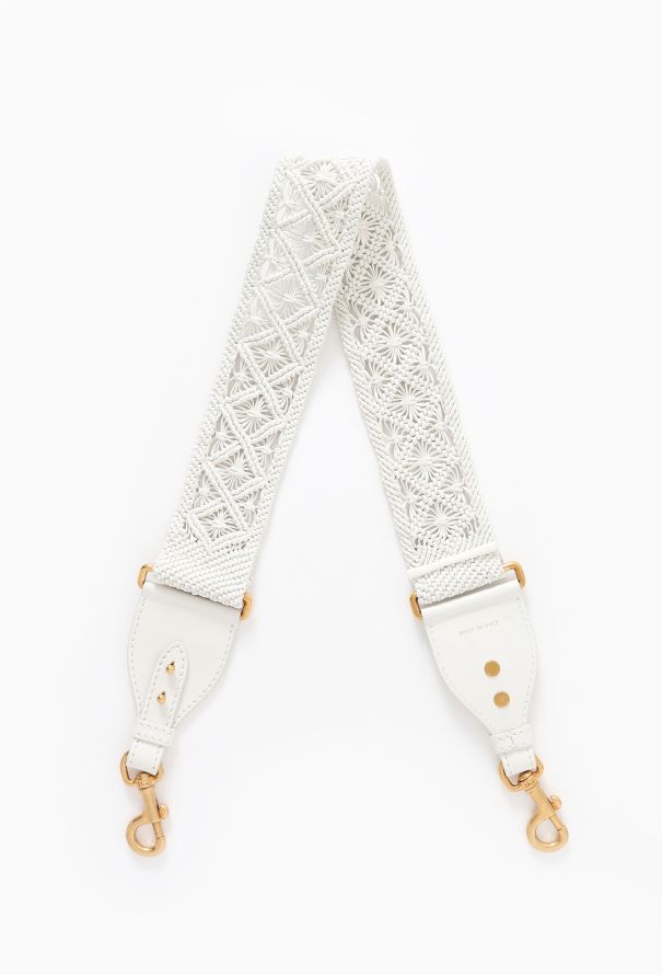 Dior Resort 2020 Woven Leather Bag Strap - 1