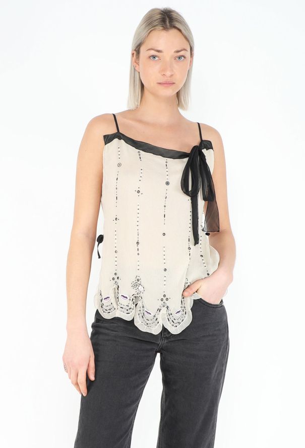 Prada Iconic Spring 2000 Embellished Lip Top - 2