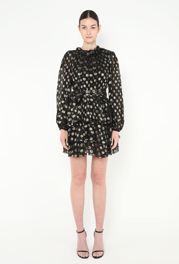 Dolce & Gabbana 2019 Lamé Polka Dot Dress - 2