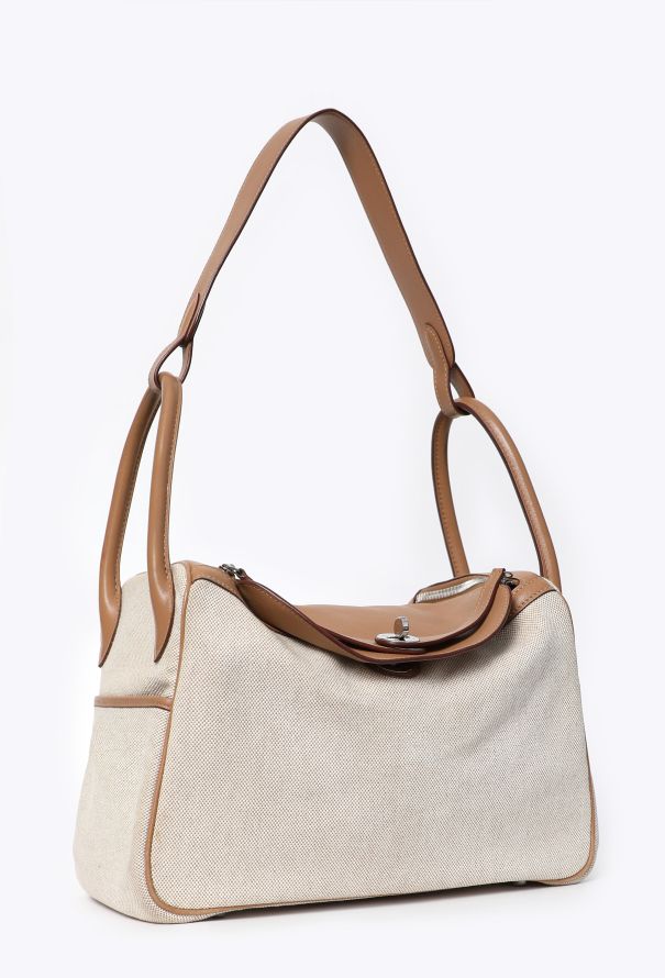 Hermès Toile H and Natural Swift Lindy 30 - 2