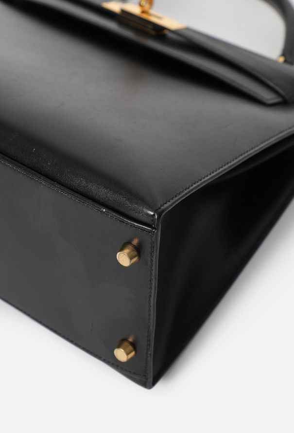 Hermès Vintage Black Box Kelly Sellier 32, 1971 - 10