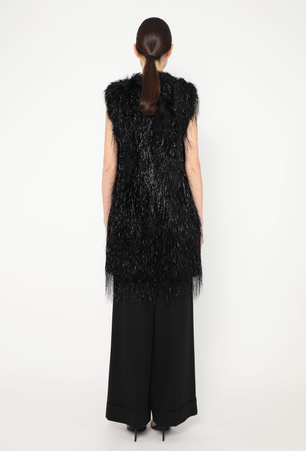 Saint Laurent F/W 2015 Iridescent Fur Vest - 5 Saint Laurent F/W 2015 Iridescent Fur Vest - 5