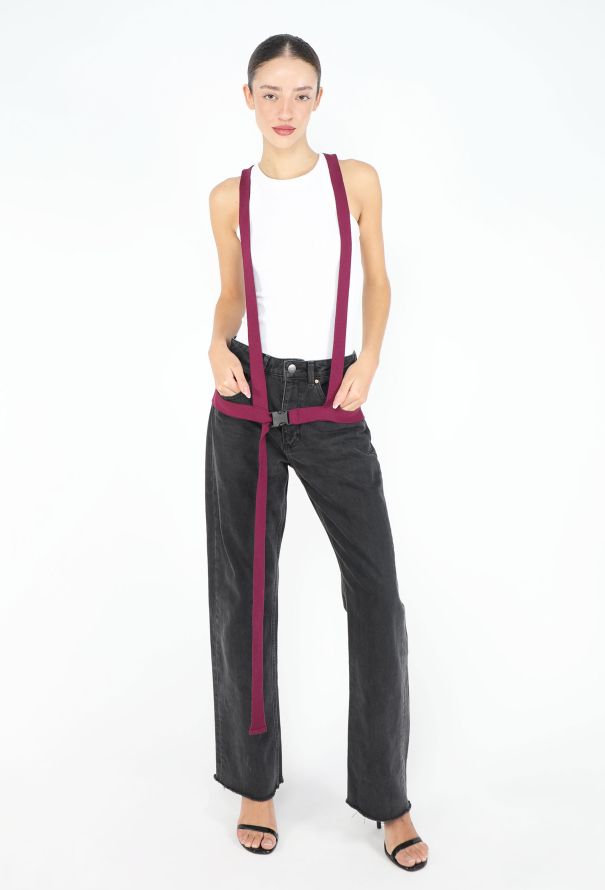 Helmut Lang Collector S/S 2003 Buckled Suspenders - 1