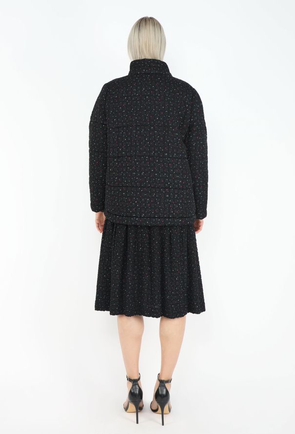 Chloé RARE Fall 1996 Printed Lace Dress Ensemble - 7