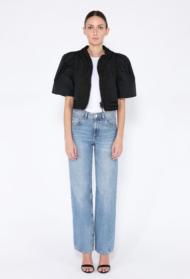 S/S 2011 Moncler Gamme Rouge Cropped Flight Jacket - 5