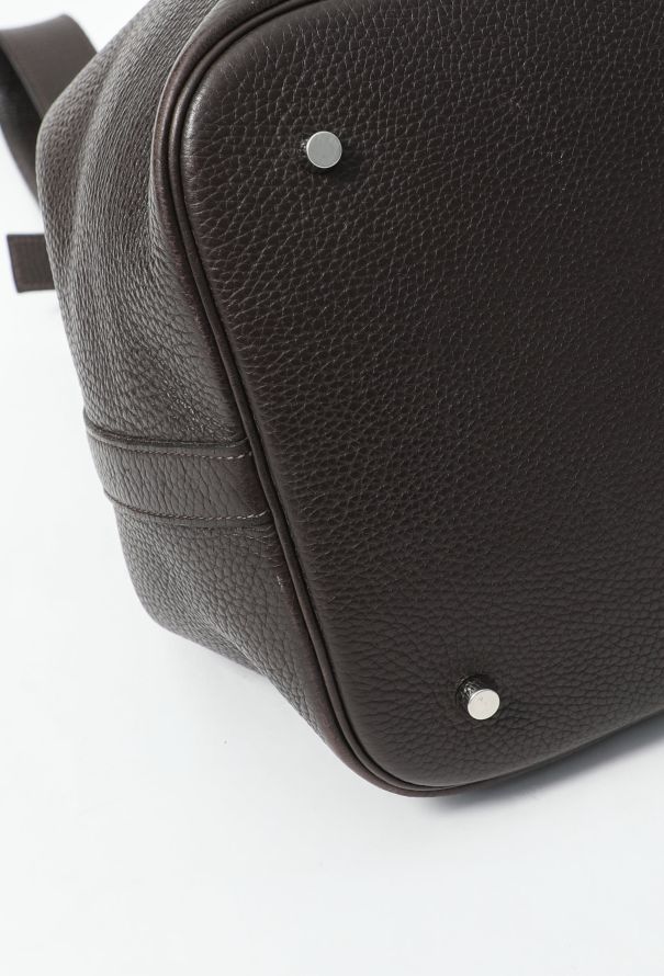 Hermès Brown Clemence Picotin 33 - 9