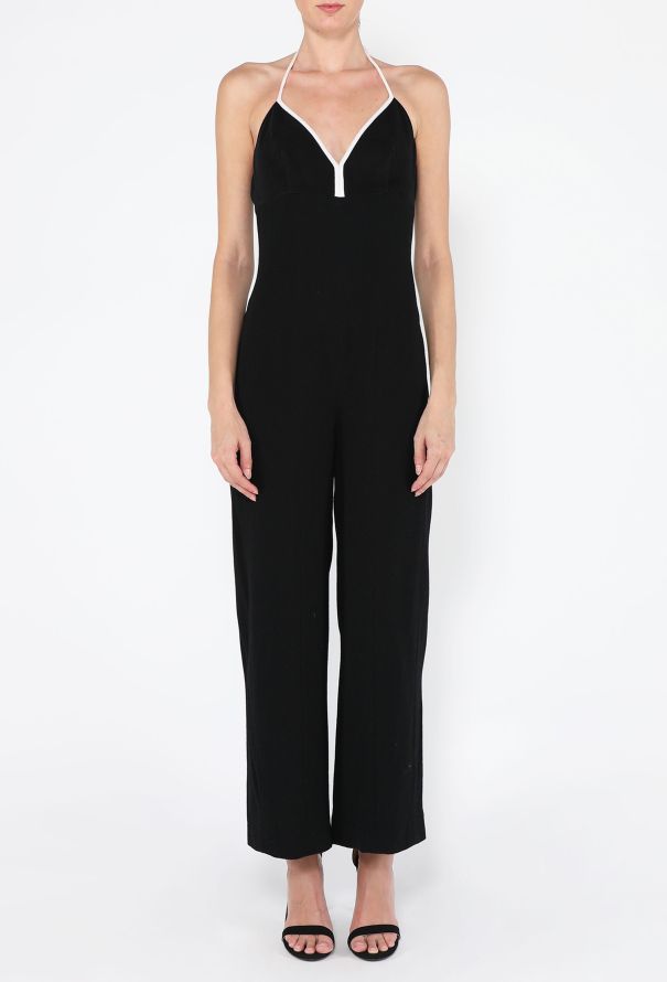 Chanel Bicolor Halter Jumpsuit, S/S 1995 - 3
