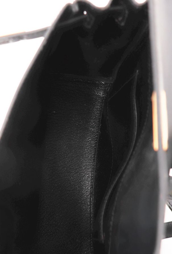 Hermès Vintage Black Box Kelly Ado 20 Backpack - 12 Hermès Vintage Black Box Kelly Ado 20 Backpack - 12