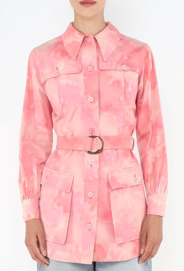 Saint Laurent HIGHLY COLLECTOR 1969 Tie-Dye Safari Jacket - 3