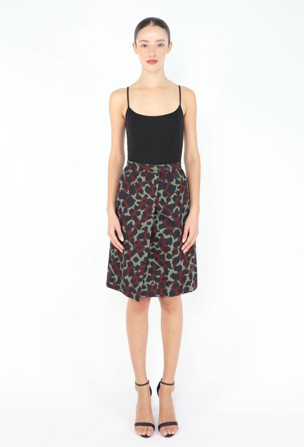 Saint Laurent '80s Camouflage Printed Ensemble - 2