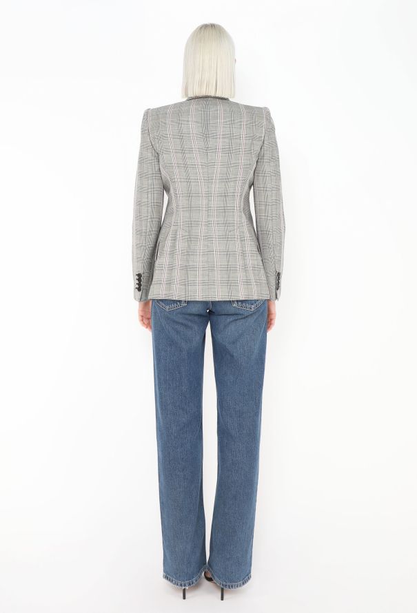 Alexander McQueen Pre-Fall 2019 Plaid Blazer - 6
