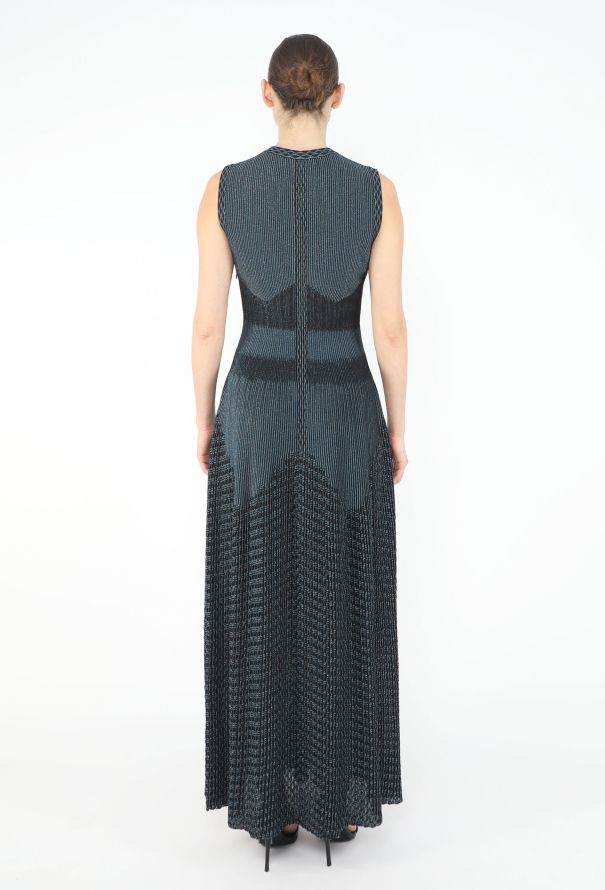 Alaïa S/S 2018 Iridescent Ribbed Gown - 5